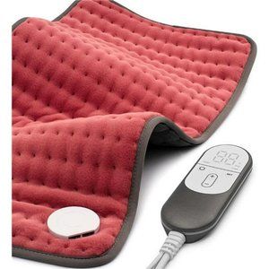Heating pad, Auto-Off, Machine Washable, Moist Dry Heat Options, XL 12"x24"